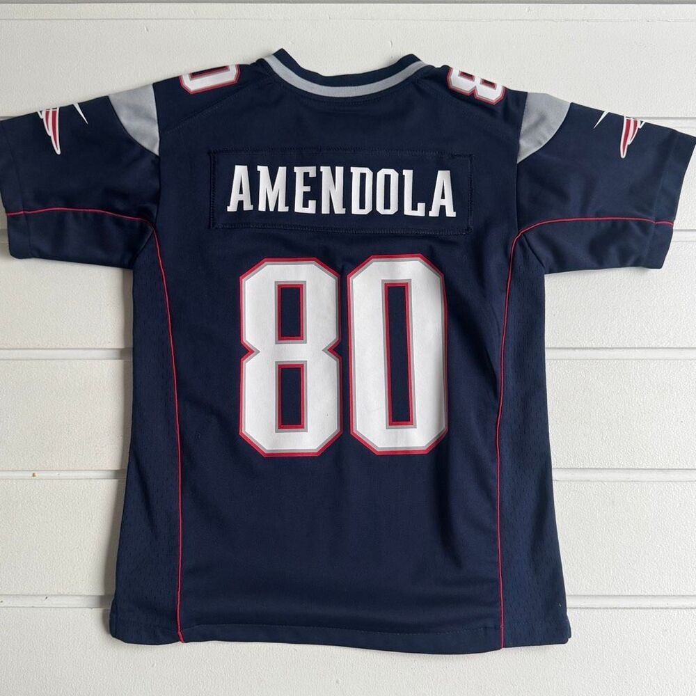 NFL On Field New England Patriots Danny Amendola #80 Jersey Youth Medium
